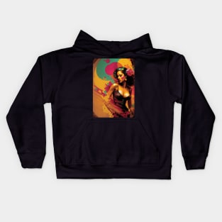 Salsa Spirit: Color Explosion 4 Kids Hoodie